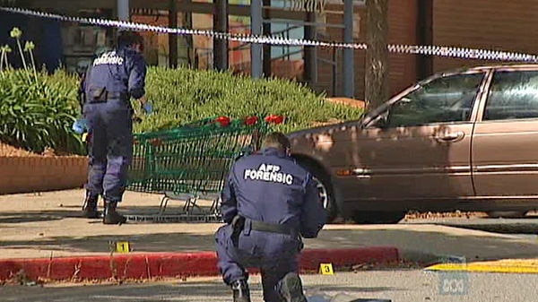 An 18-year-old boy was stabbed in the back in a carpark beside Erindale College on Tuesday.