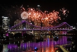 Fireworks over the Story Bridge