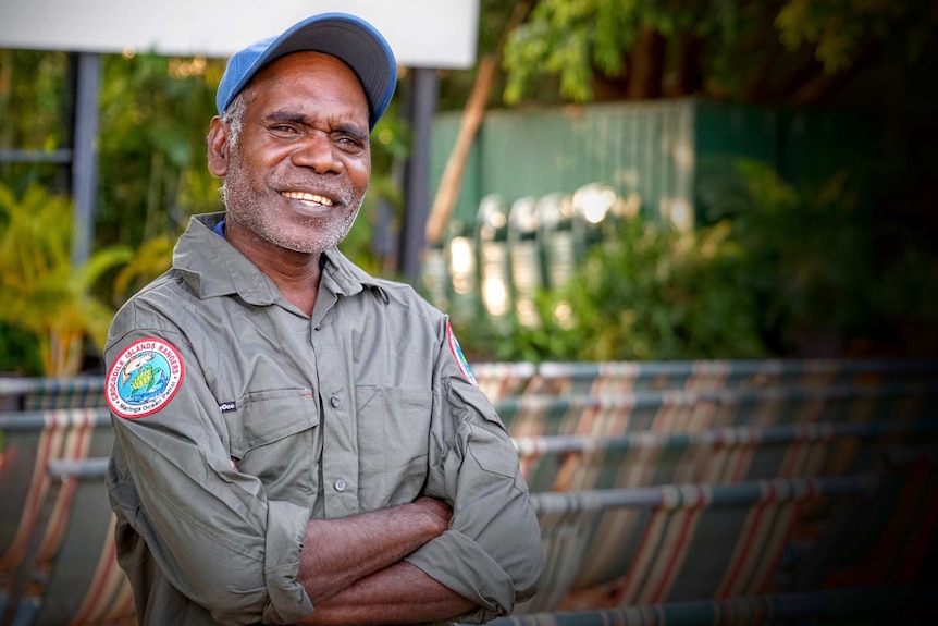 Indigenous ranger Leonard Bowaynu