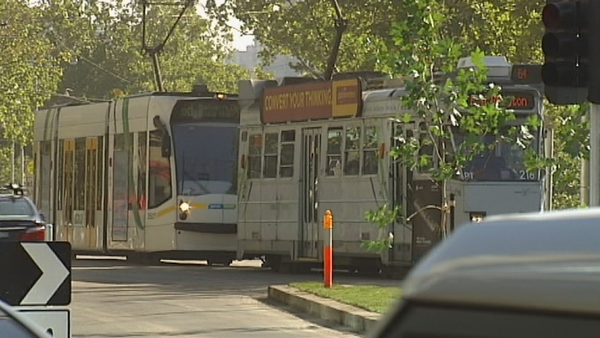 The revamped Domain tram interchange will be finished by ANZAC Day.