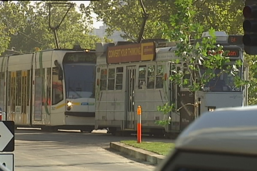 The revamped Domain tram interchange will be finished by ANZAC Day.
