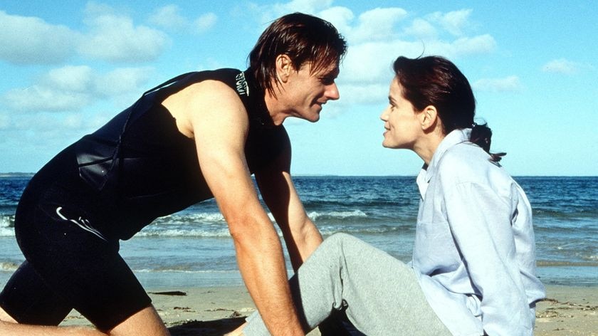Sigrid Thornton and co-star, William McInes in the acclaimed ABC television series, Seachange.
