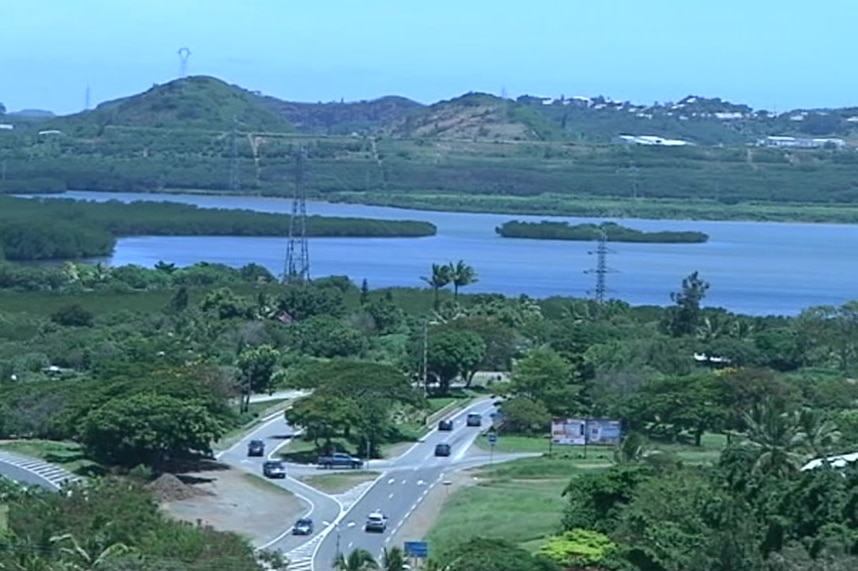 A view of the French Pacific territory of New Caledonia.