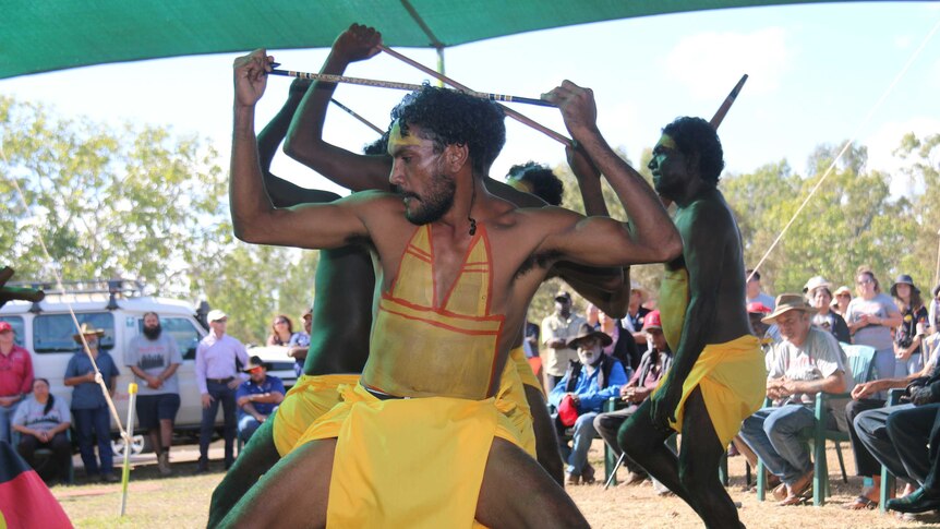 Gumatj dancers at Barunga