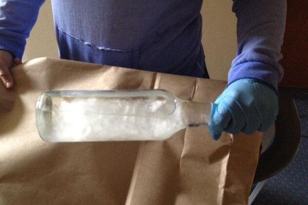Liquid believed to be the illicit drug GBL was found during one of the police raids.