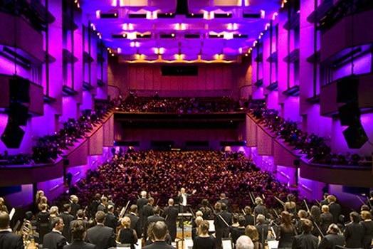 Queensland Symphony Orchestra performing at QPAC in Brisbane.