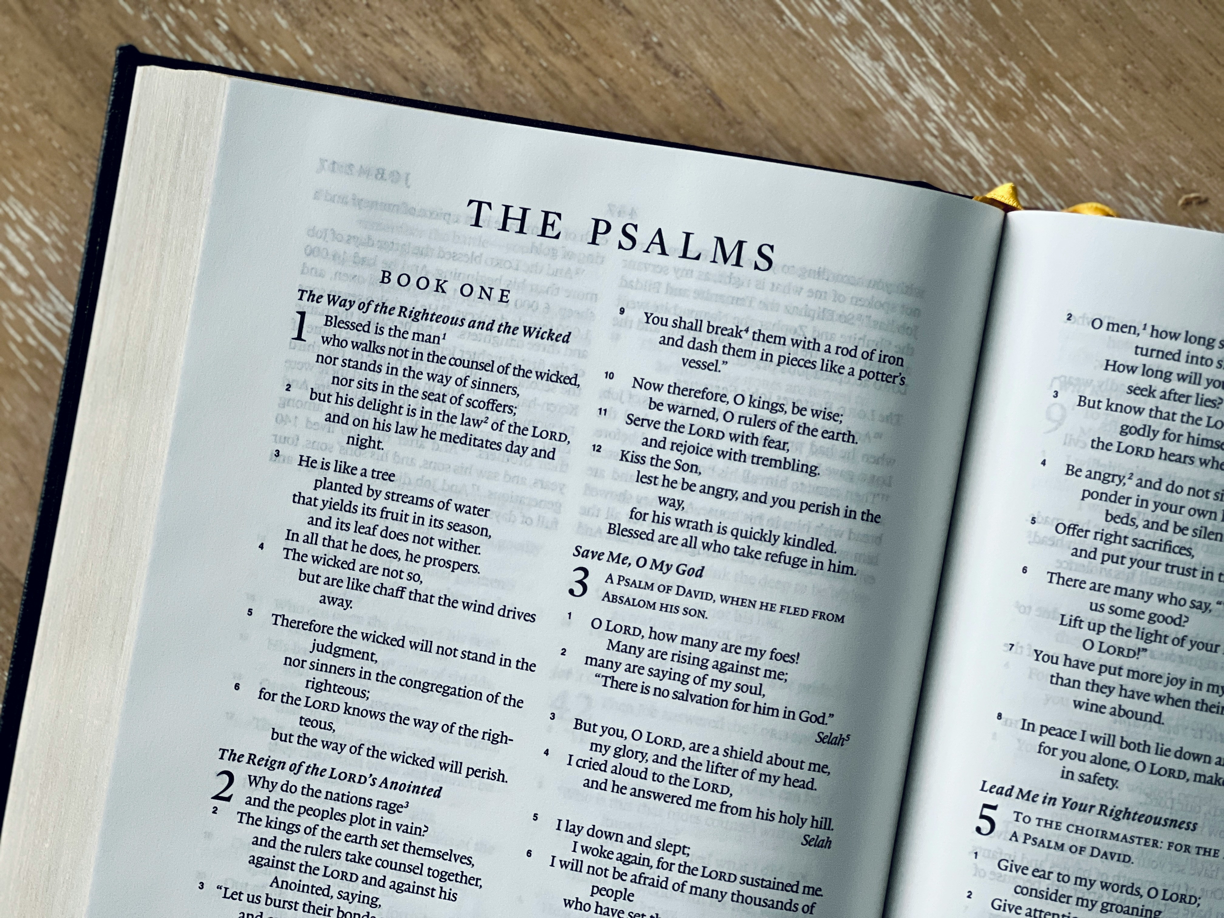 The joy and anguish of the Psalms