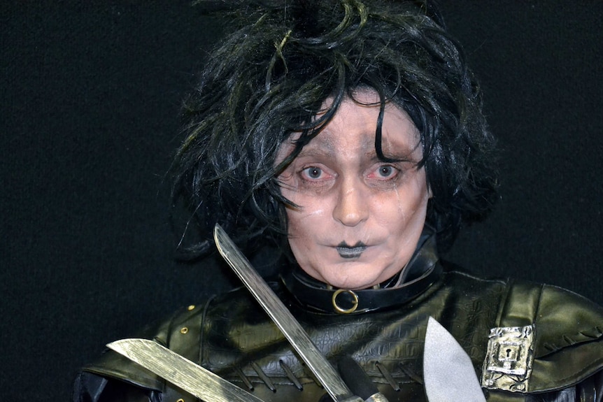Edward Scissorhands at Oz Comic-Con