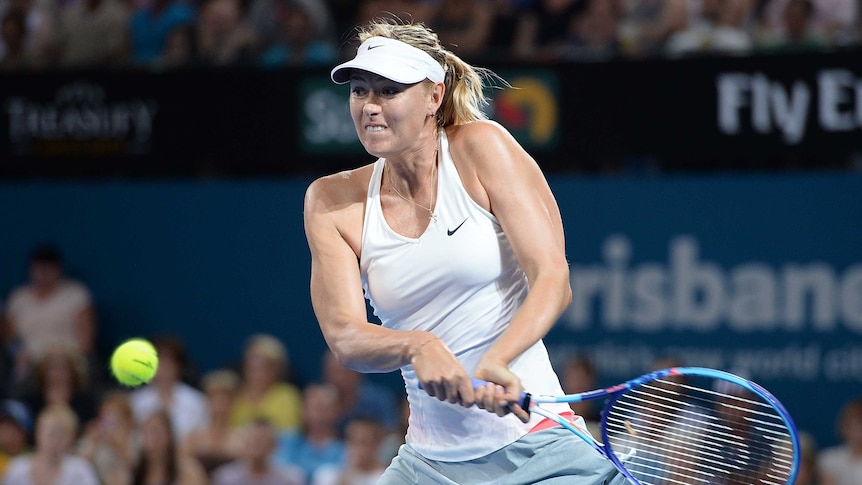 Maria Sharapova at the Brisbane International