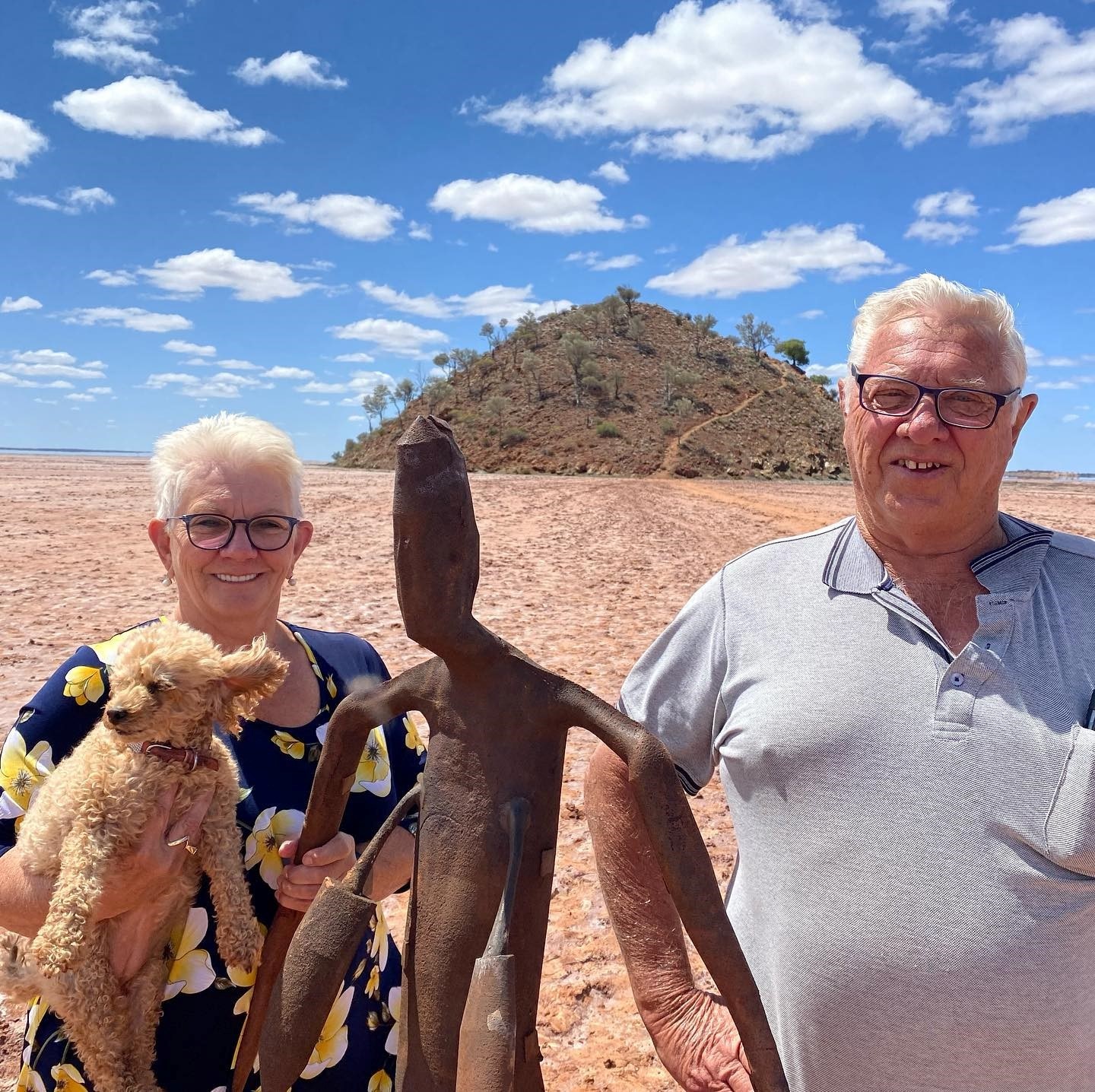 Merril and John travelling in the Goldfields
