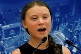 Greta Thunberg delivers speech at National Assembly in Paris