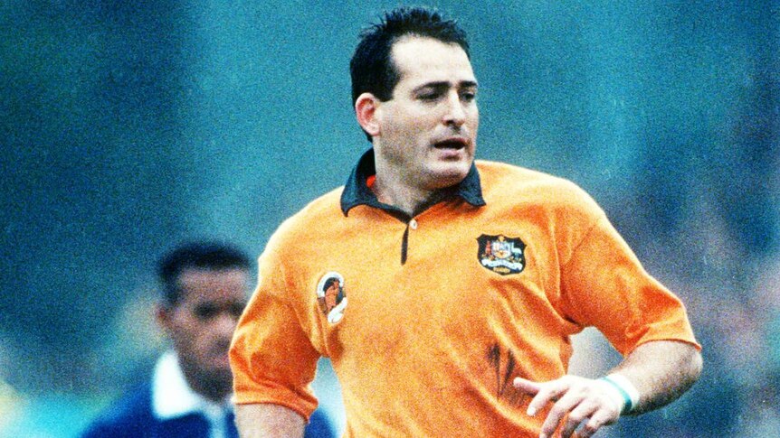 David Campese playing for the Wallabies in the 1991 Rugby World Cup.