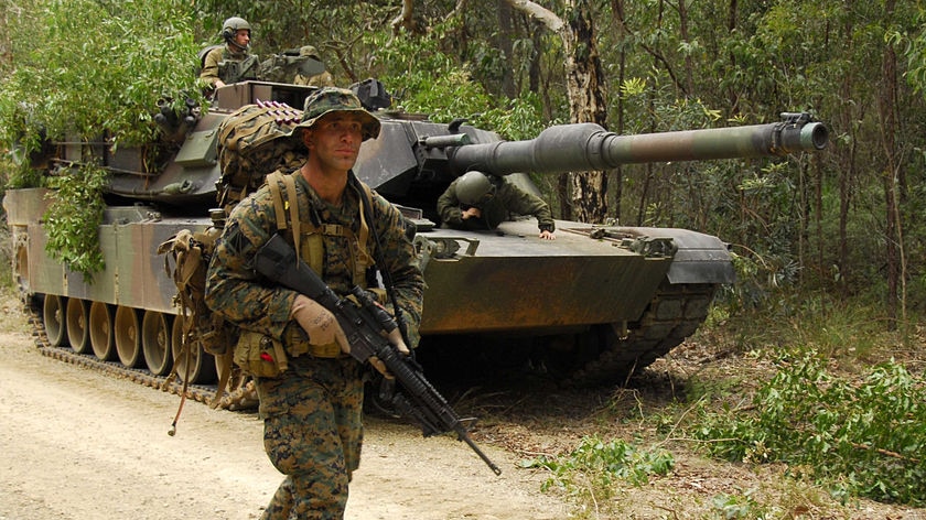 Exercise Talisman Sabre 07 at Shoalwater Bay in central Queensland
