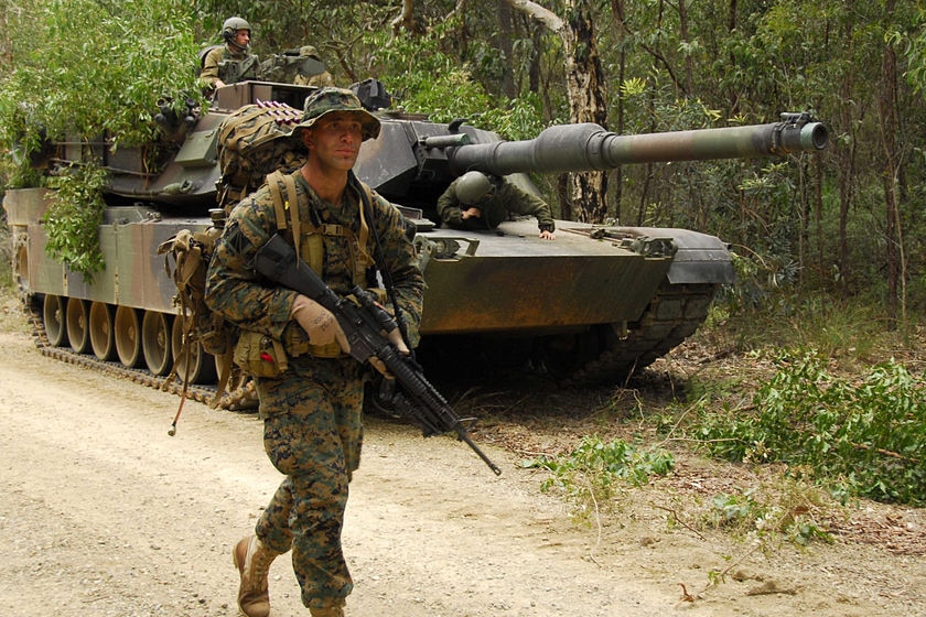 Exercise Talisman Sabre 07 at Shoalwater Bay in central Queensland