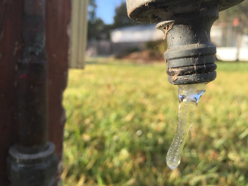 Frozen tap in Canberra