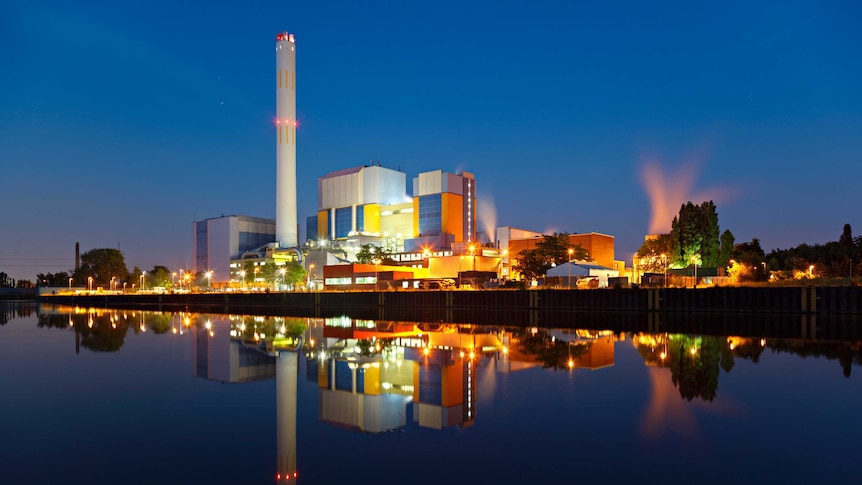 A colourful garbage incinerator in Germany