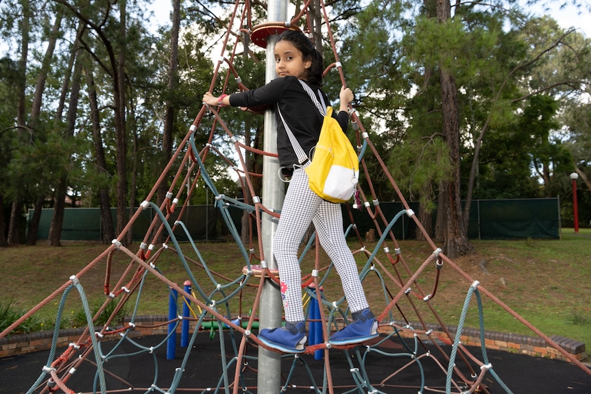 Dhanvi at the park