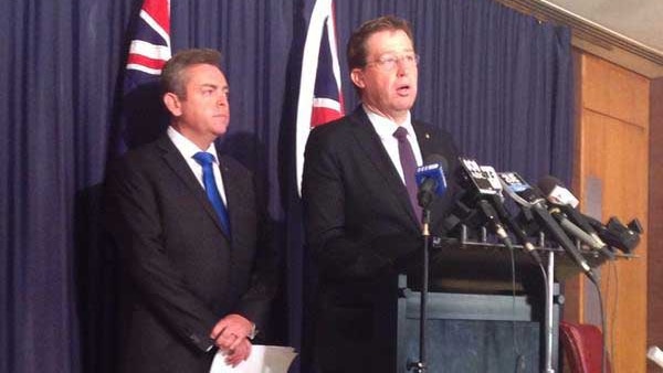 Anthony Roberts and Troy Grant CSG announcement
