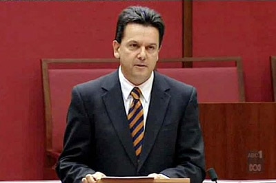 Senator Xenophon in Parliament (ABC TV)