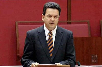 Senator Xenophon in Parliament (ABC TV)