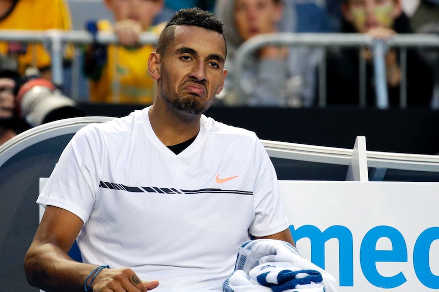 Nick Kyrgios has attracted much criticism about his behaviour during his career.