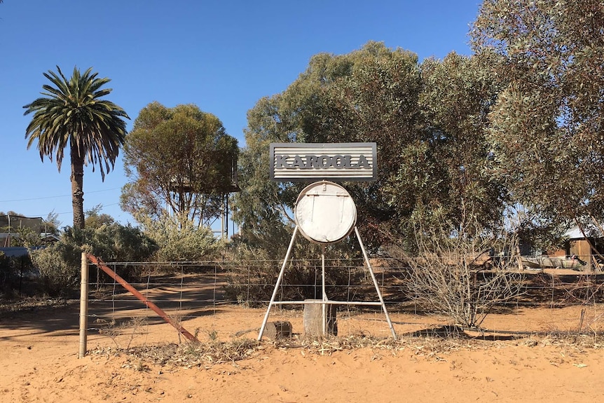 Dry conditions at sheep station
