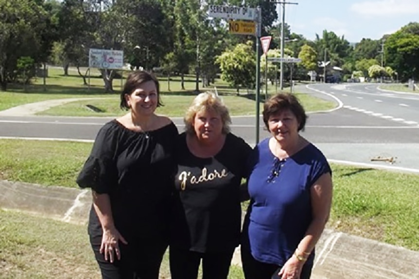 Cindy Arnell (L), Di Wilschefski (C) and Julie Ledden (R) at Serendipity Drive