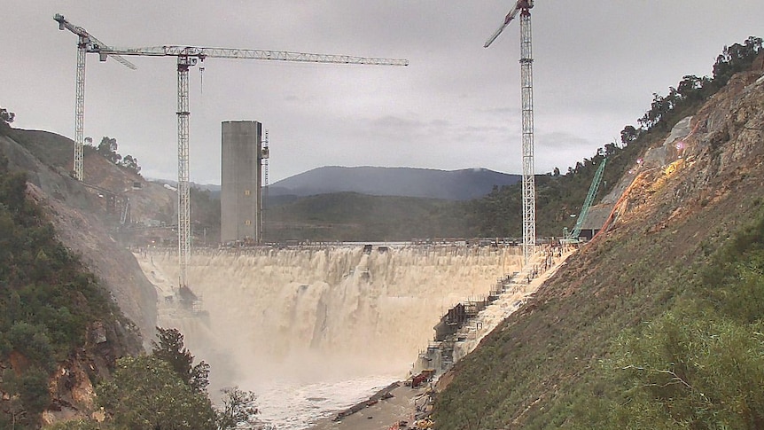 The enlarged Cotter Dam will increase the ACT's water capacity by more than a third.