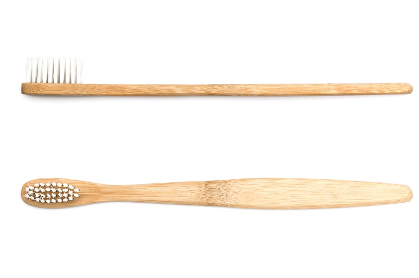 Bamboo toothbrushes can be composted