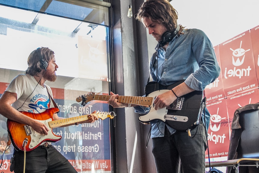 Australian band Holy Holy performing at BIGSOUND 2015.