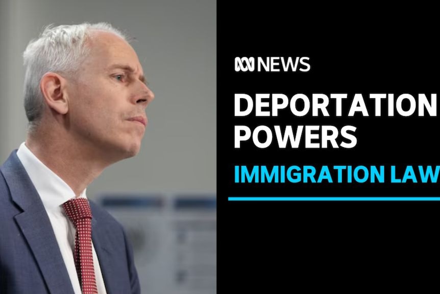 Deportation Powrs, Immigration Laws: Immigration Minister Andrew Gilies.