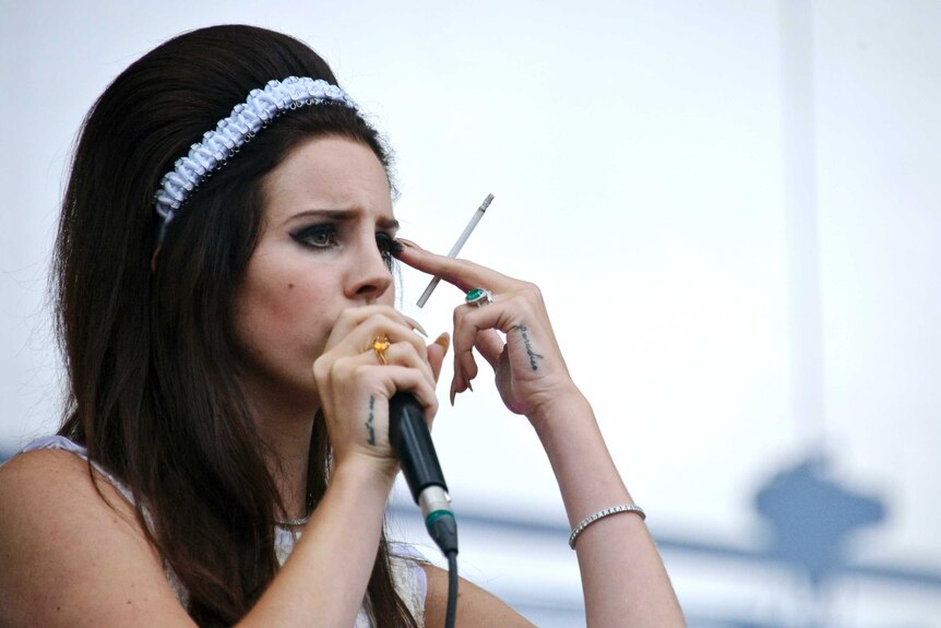 US singer, Lana Del Rey, performs on stage on the third day of the Eurockeennes' festival on July 1, 2012