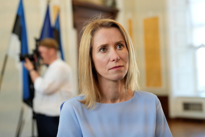 Estonian Prime Minister Kaja Kallas