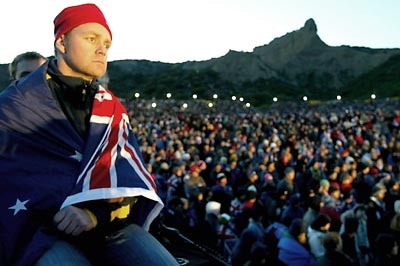 A record number of Australians are expected to attend this year's memorial service at Gallipoli to mark 100 years since the landing.