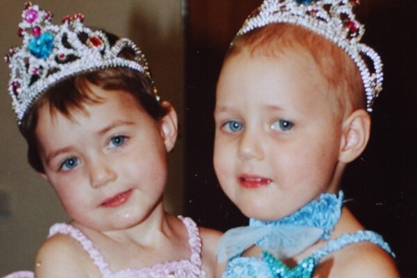 The identical twins were diagnosed with leukaemia within a year of each other.