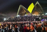 Crowds at the Sydney Opera House