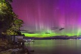 Aurora australis at Howden Tasmania
