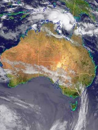 Storm system in the Gulf of Carpentaria