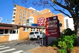 A sign for Concord Hospital