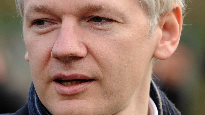 Holed up: Julian Assange