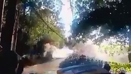 Rally car crashes into crowd in Spain