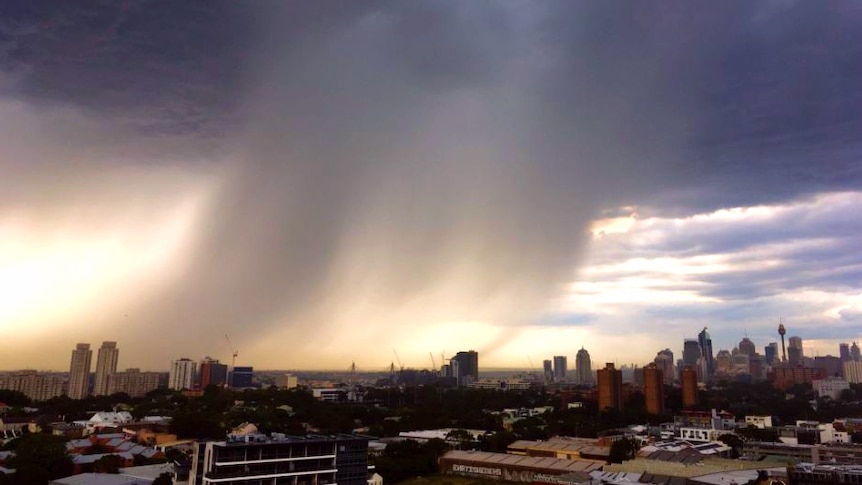 View from Waterloo looking towards Sydney.