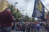 Rally in Wollongong against closure of BlueScope steel