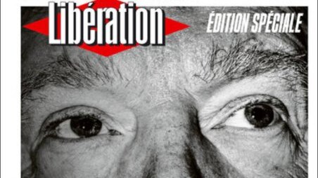 Front page of Liberation newspaper
