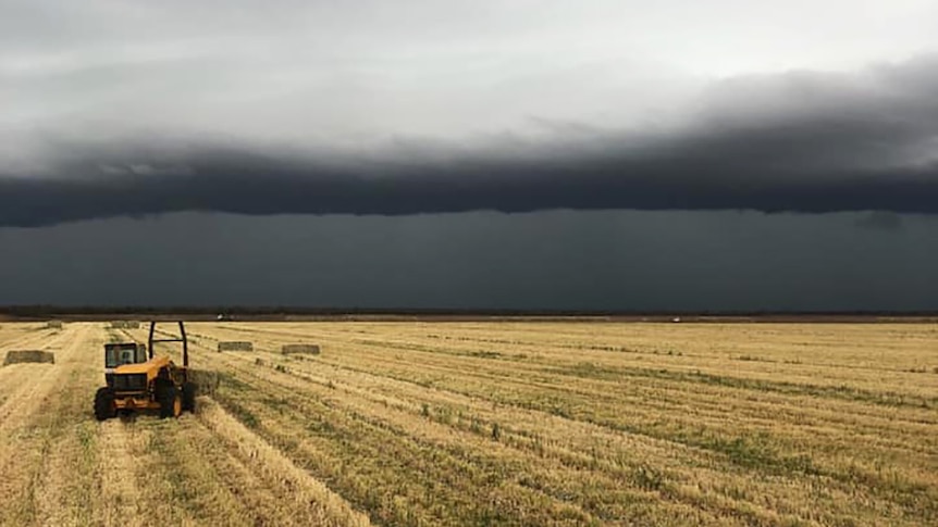 Storm front at South Katoota, north of St George in southern Queensland.