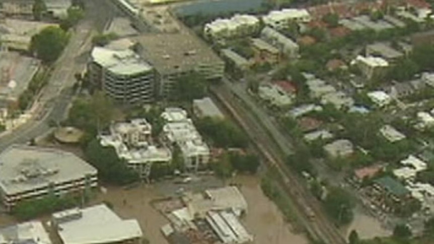 Aerials of the Brisbane River