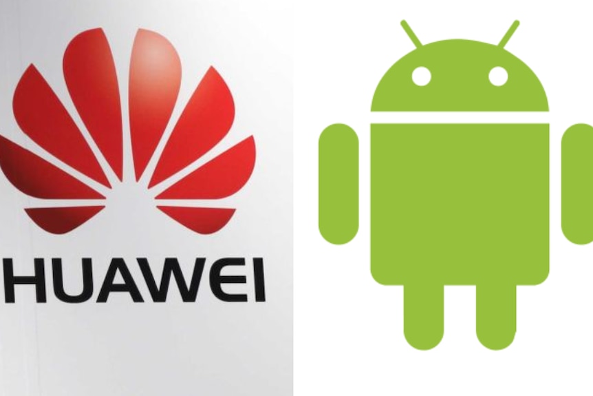 A composite of Huawei and Android.