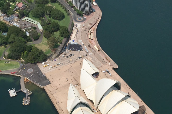 Sydney Opera House from above