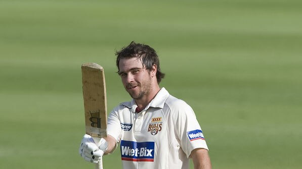 Much-needed knock...it was Townsend's second first-class century after notching one against West Indies in a tour match.