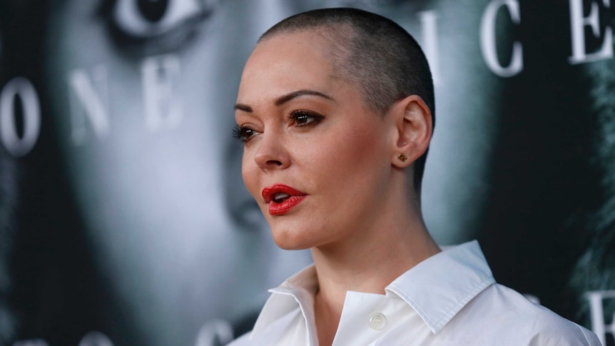 Rose McGowan at the premiere of Confirmation